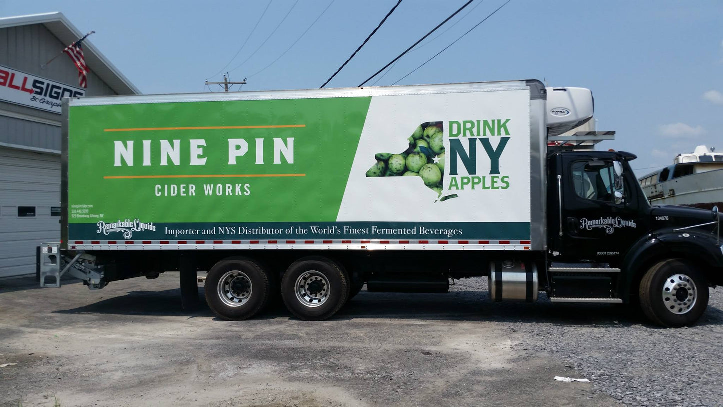 Box truck wrap professional installed on beer truck. Amazing vinyl wrap installed on SUV. Full wrap printed and laminated with cast vinyl materials.