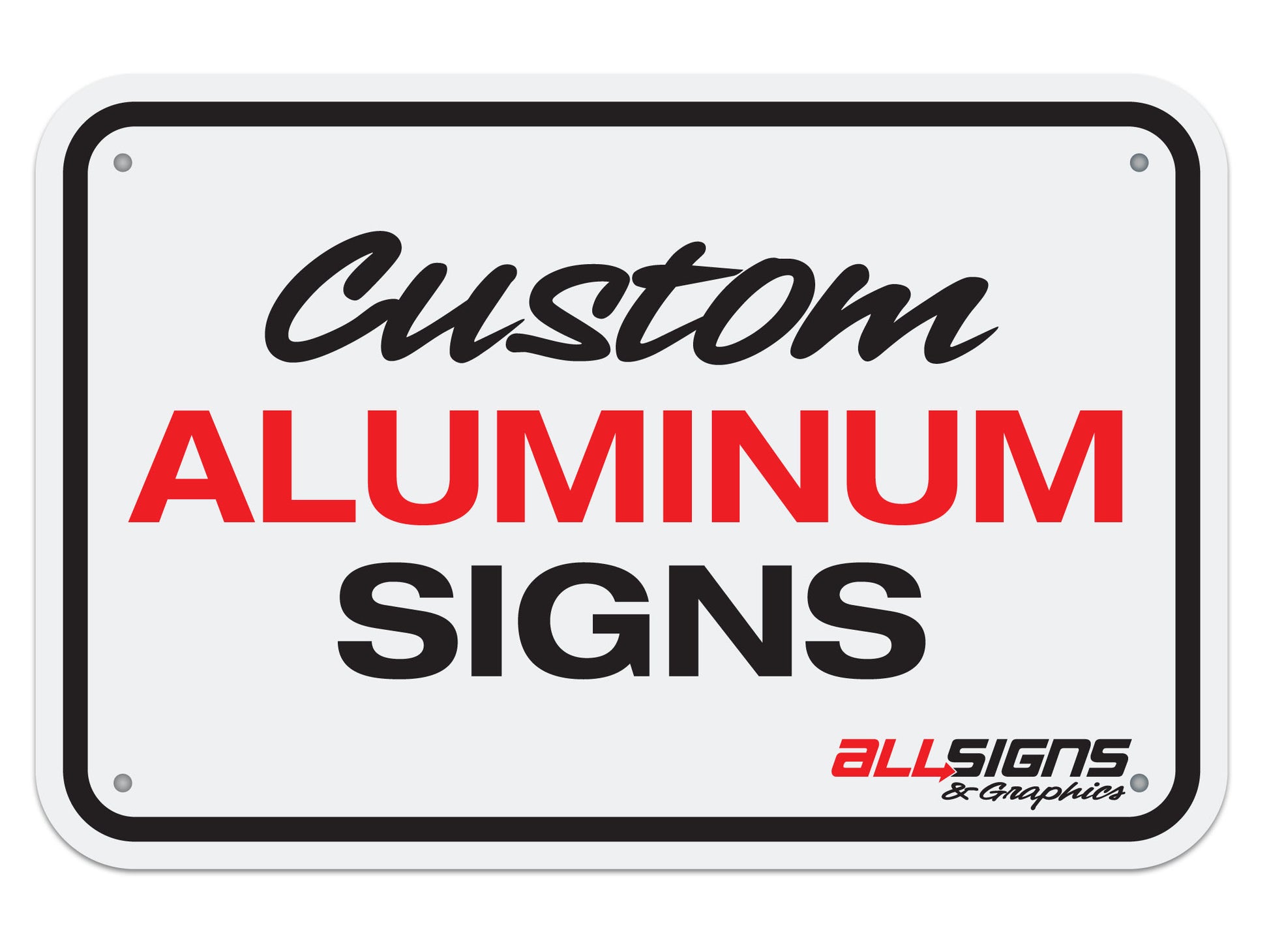 Reflective Lettering  Reflective Decals - Square Signs